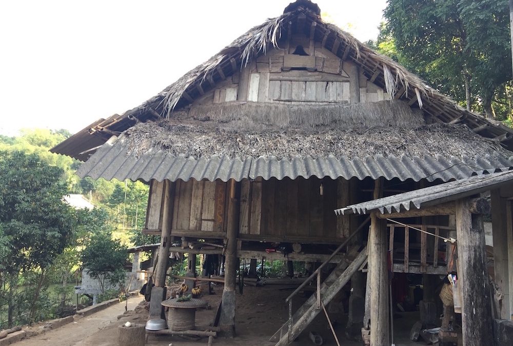 Nord Vietnam village Muong